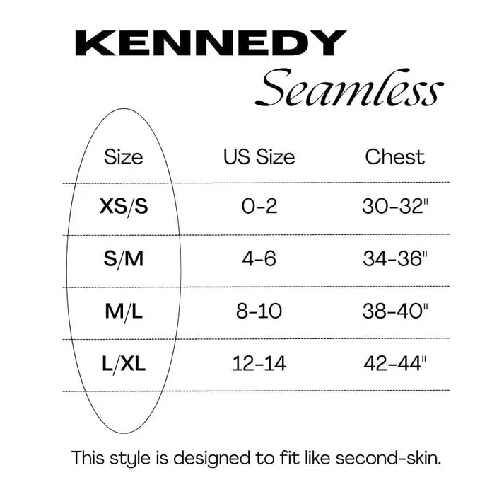 Kennedy Seamless 2.0 V Neck Longsleeve - Classic Navy - Ladies
