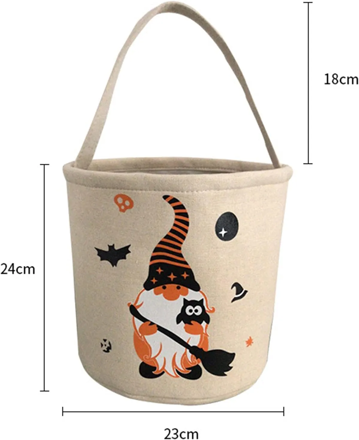 Kids Halloween Candy Girl Boy Basket Trick Bags Candy Or Bucket Baby Care Decoration for Girls