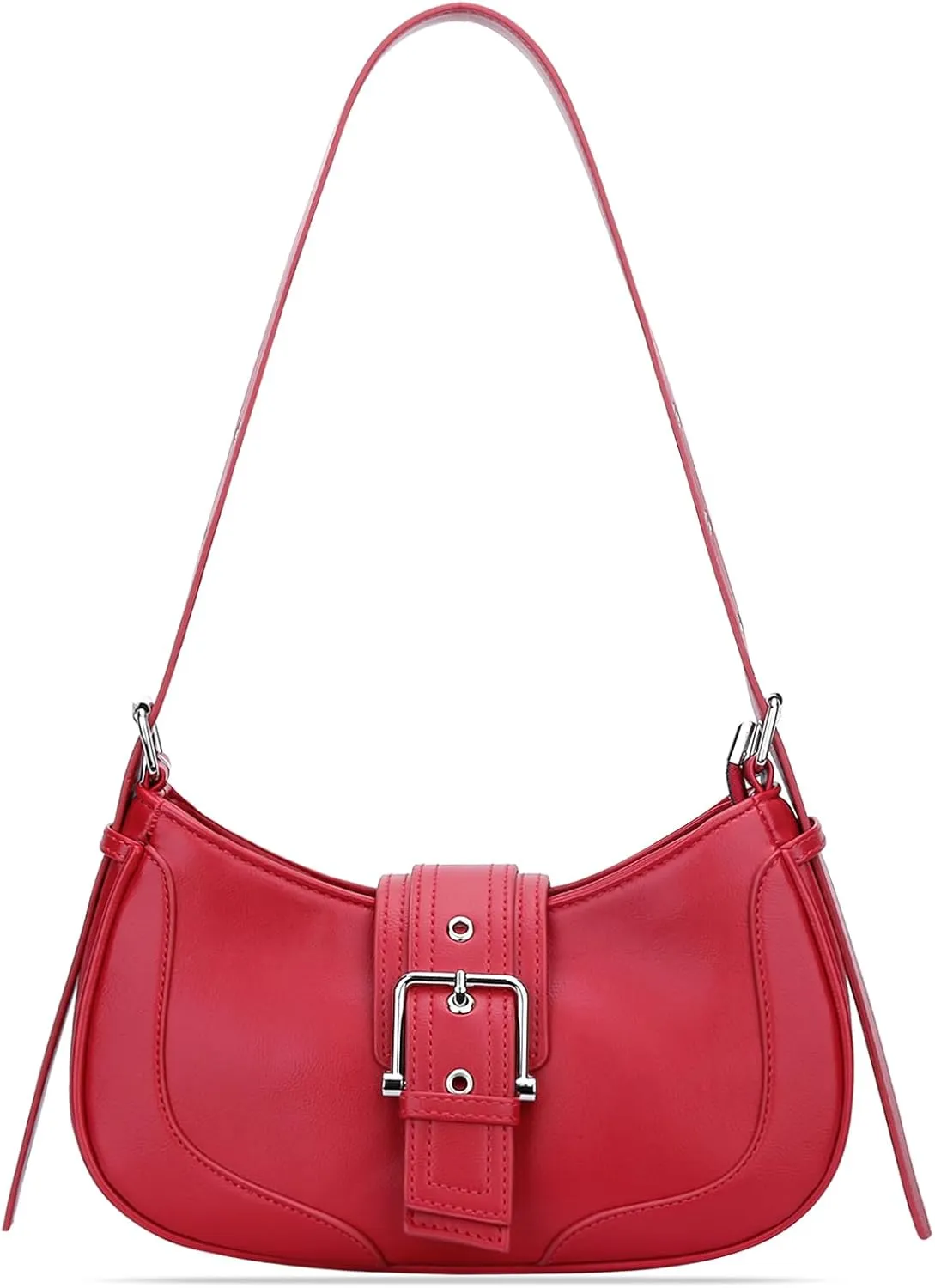 KKXIU Shoulder Bags for Women Retro Crescent Hobo Handbag Y2K Underarm Purse