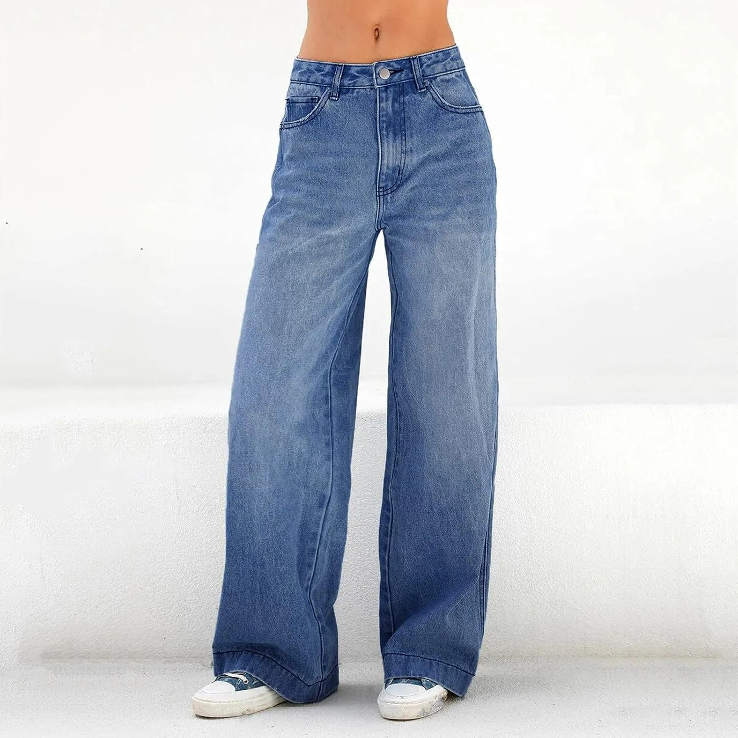 LCMTWX Jeans for Women Trendy Pants Bib Fashion Pants Women's Bib Denim Women's Jeans Stretch Jeans for Women Women's High
