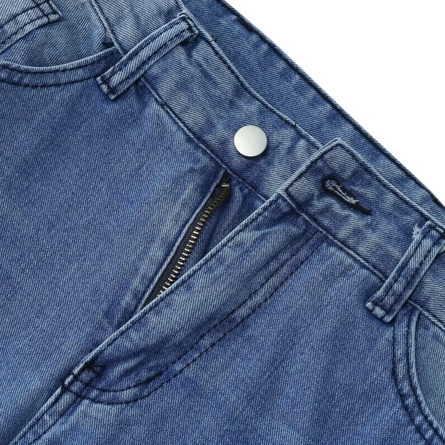LCMTWX Jeans for Women Trendy Pants Bib Fashion Pants Women's Bib Denim Women's Jeans Stretch Jeans for Women Women's High