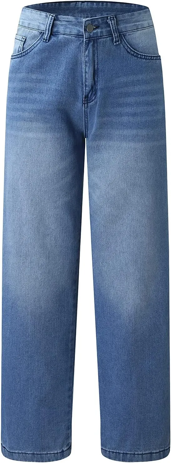 LCMTWX Jeans for Women Trendy Pants Bib Fashion Pants Women's Bib Denim Women's Jeans Stretch Jeans for Women Women's High