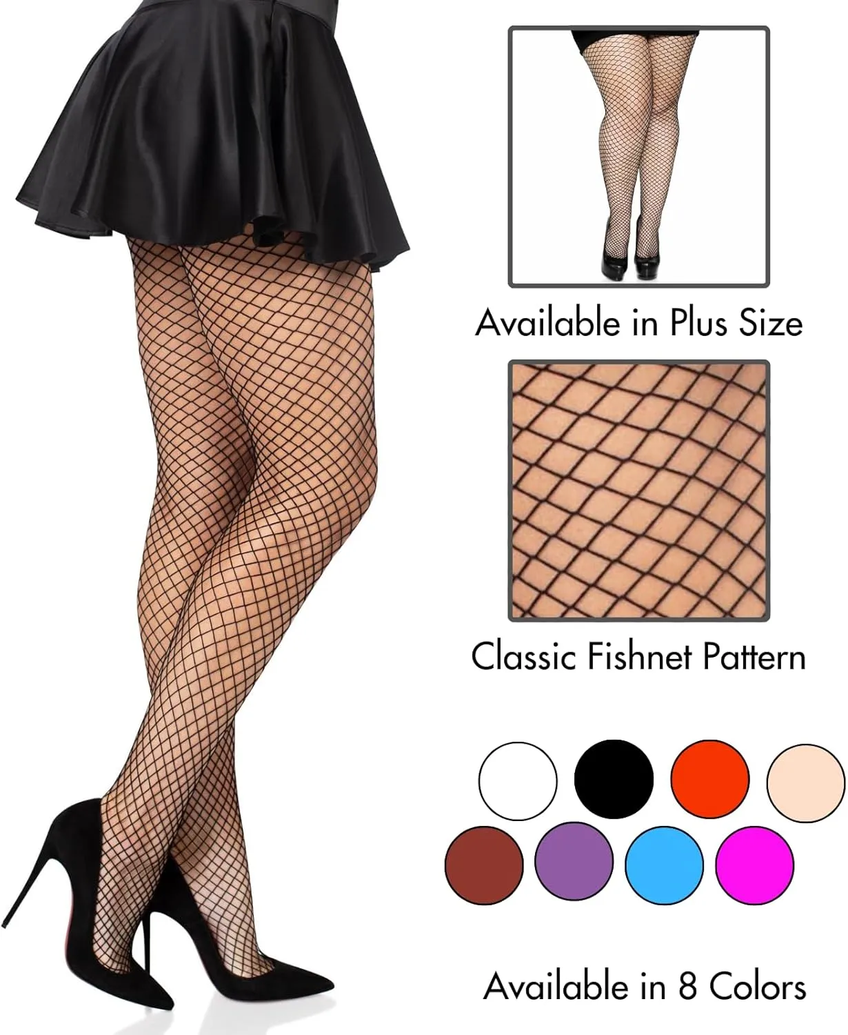 Leg Avenue womens Spandex Industrial Fishnet Tights