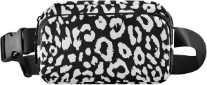 Leopard Fanny Pack for Women Funny Hip Bag Belt Purse Waterproof Travel Waist Pouch