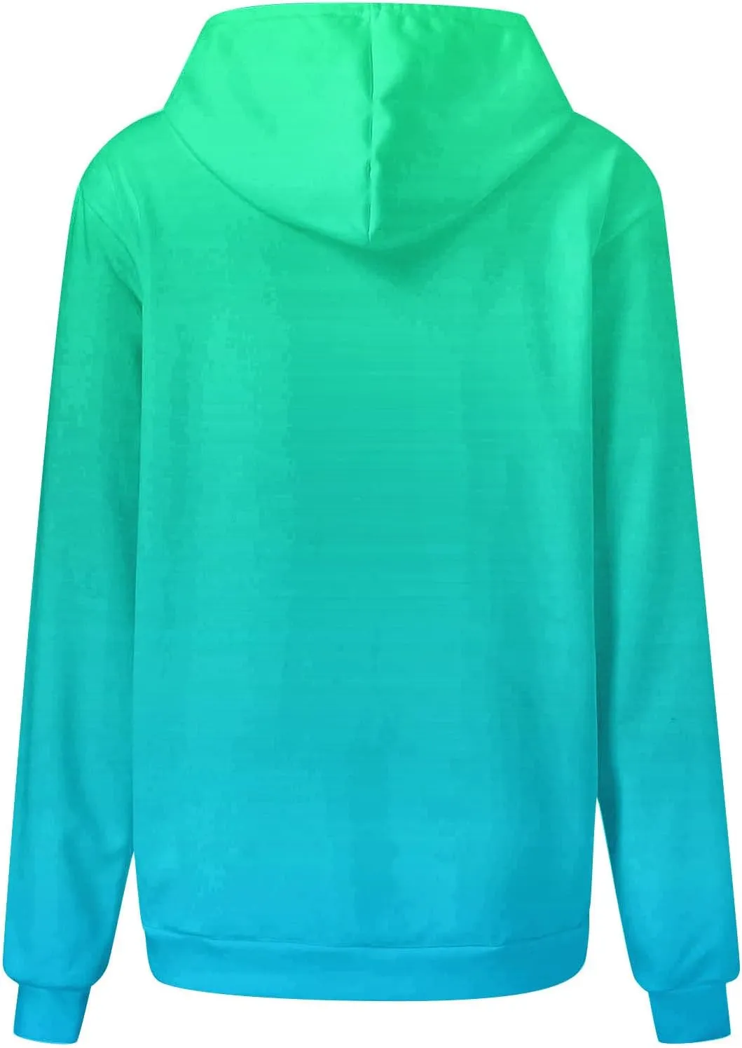 LRMQS Womens Fall Fashion 2024 Trendy Oversized Hoodie Sweatshirts Gradient Color Casual Drawstring Hoodies Pullover Clothes