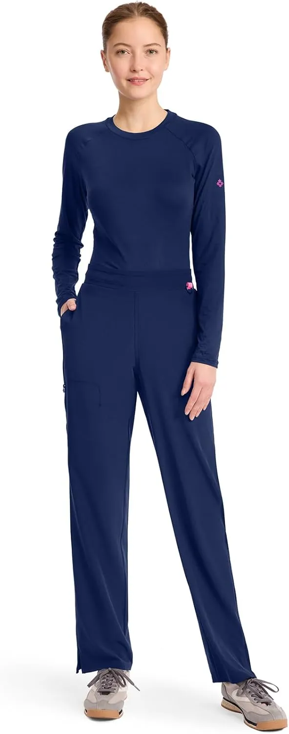 Med Couture Scrub Pants for Women Straight Leg Pull-On Pant with 4 Pockets Moisture Wicking & 360 Stretch - MC103