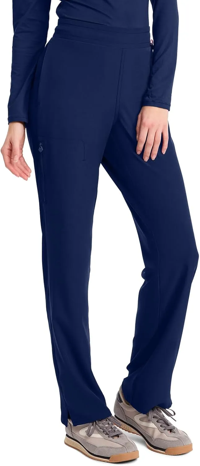 Med Couture Scrub Pants for Women Straight Leg Pull-On Pant with 4 Pockets Moisture Wicking & 360 Stretch - MC103