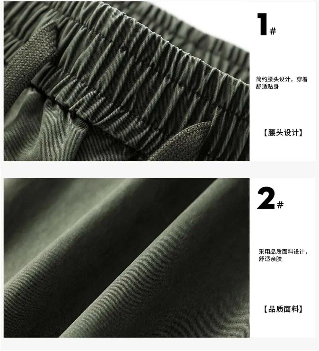 Men's ArmyEN8 Pants Summer Vintage Cotton Trousers Loose Korean Harem Pantalones Cargo Pants