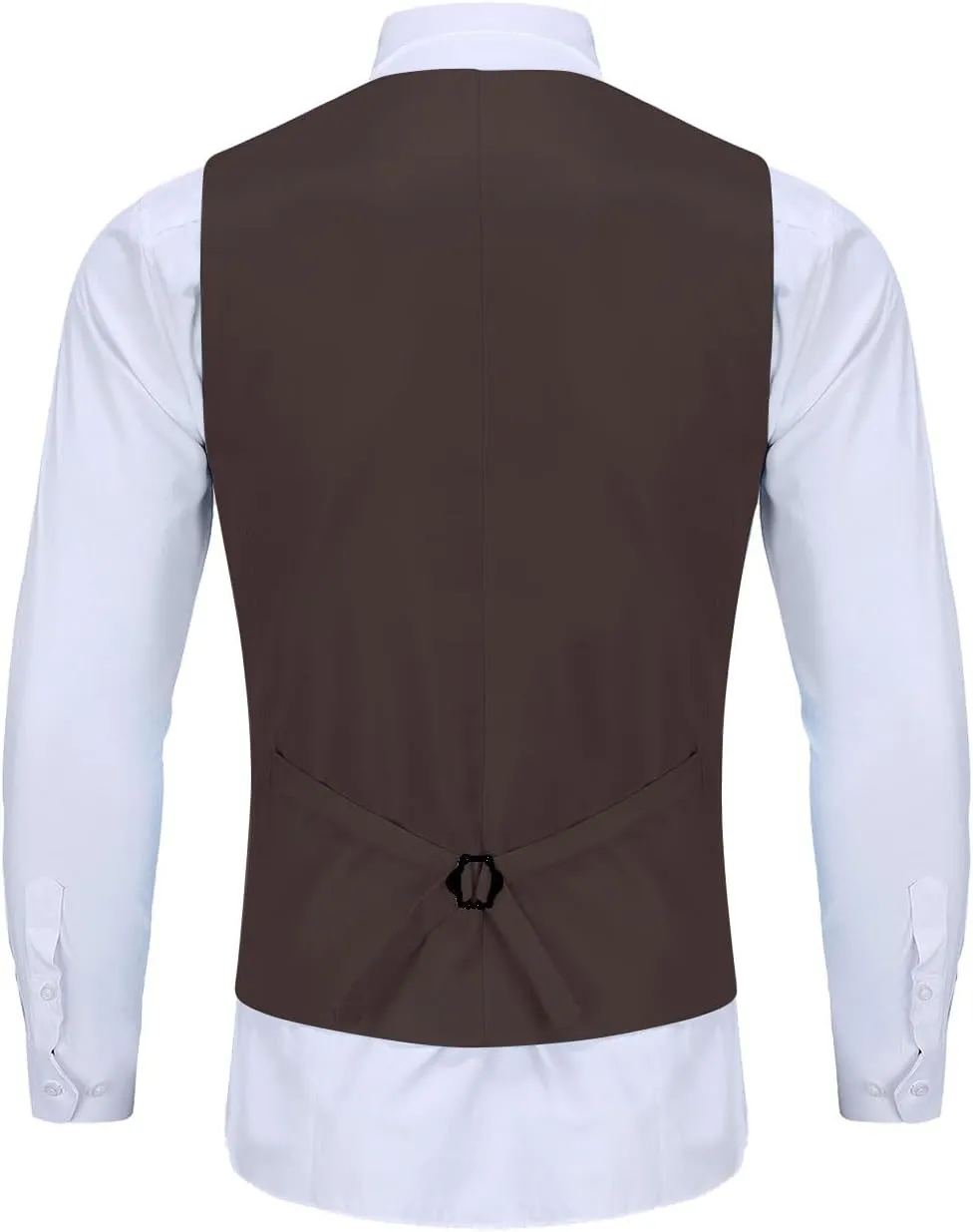Men's Formal Dress Vest Business Slim Fit Sleeveless Tuxedo Suit Vest Waistcoat