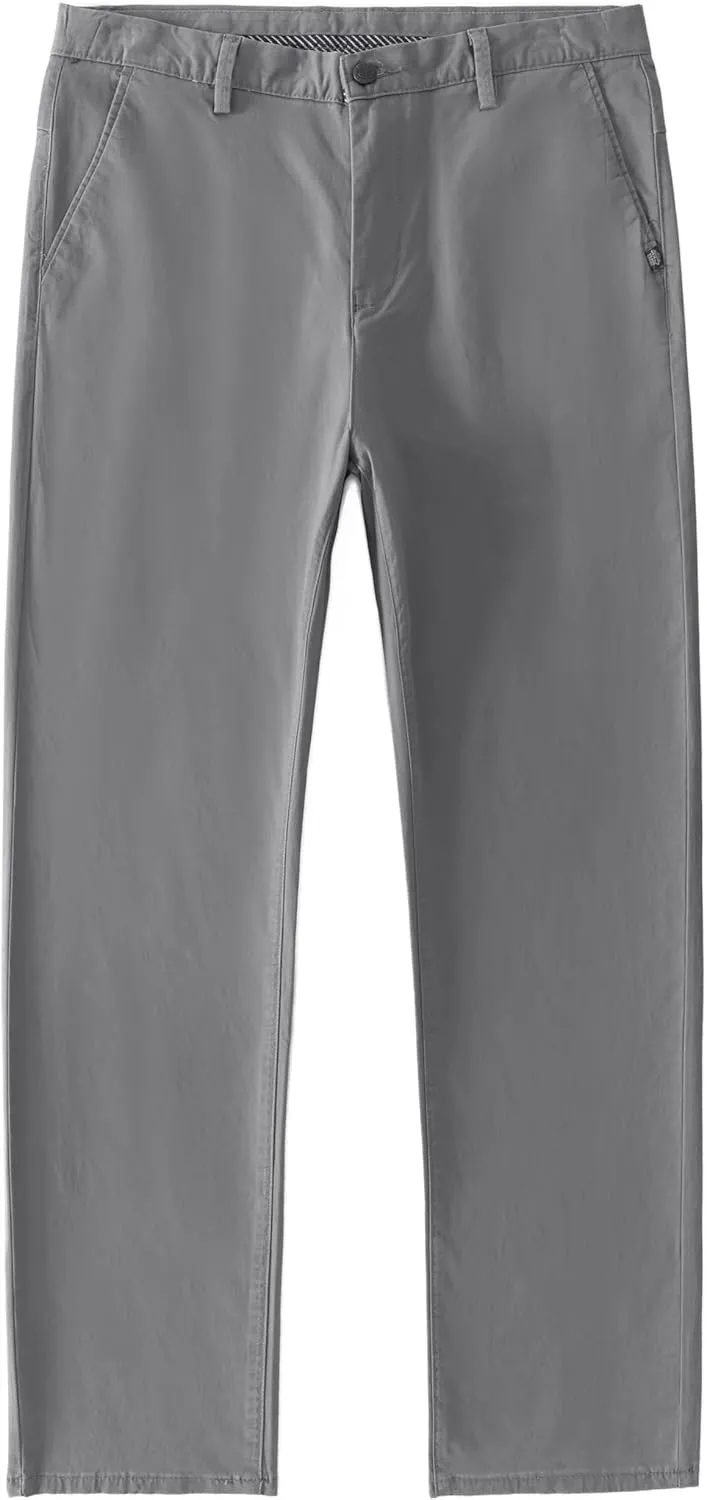 Men's Slim-Fit Stretch Cotton Fashion Tapered Casual Chino Pants