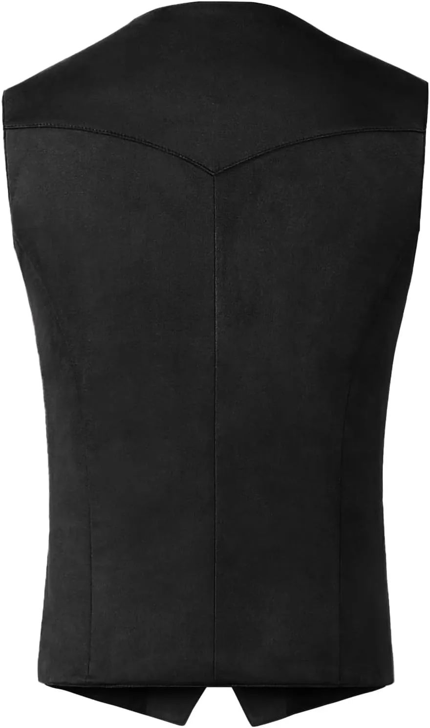 Men's Suede Leather Vest Vintage Cowboy Style Sleeveless Jacket Slim Fit Wedding Waistcoats
