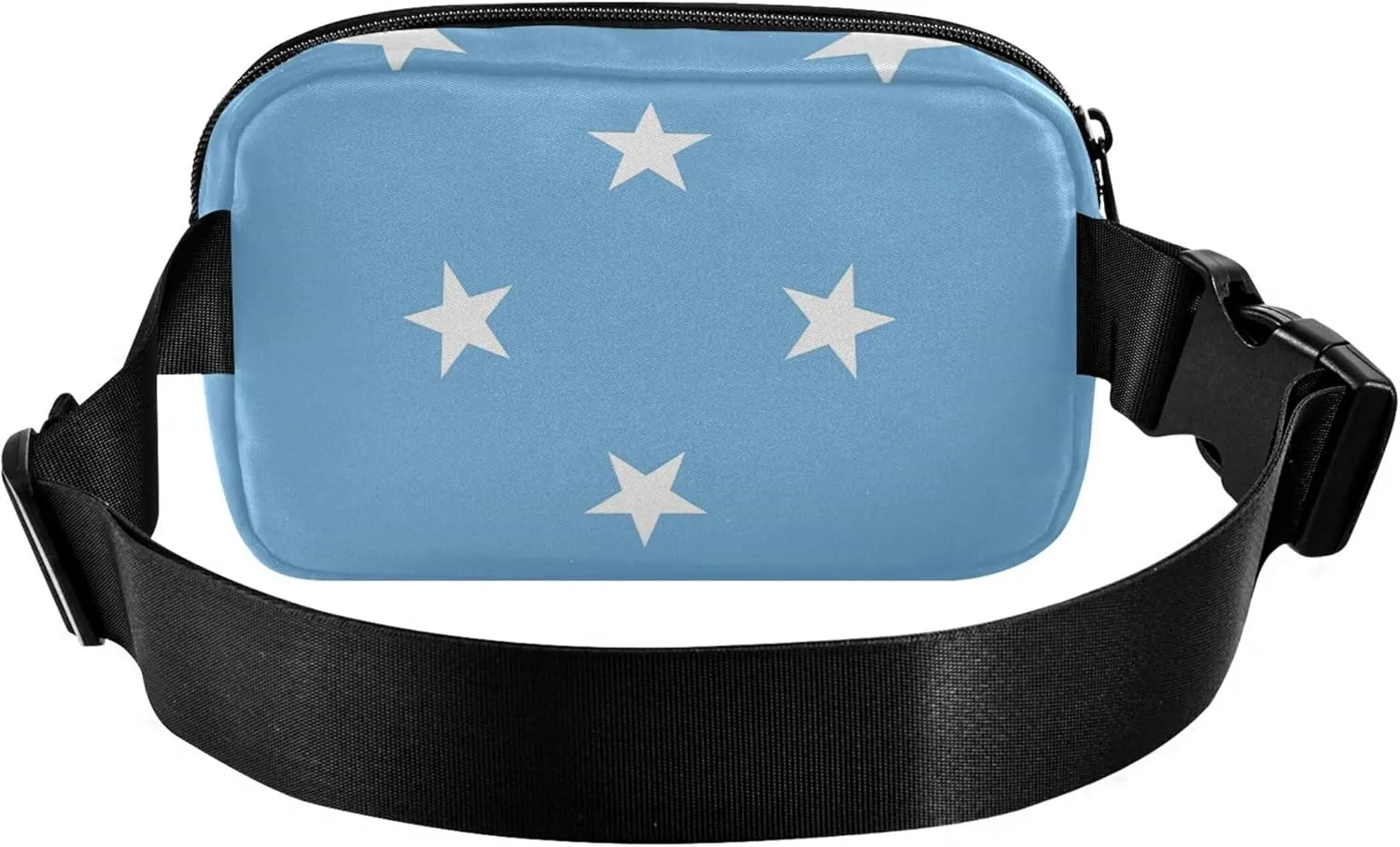 Micronesia Flag Womens Fanny Pack Waterproof Hip Pack Belt Pouch Colorful Waist Pack for Women