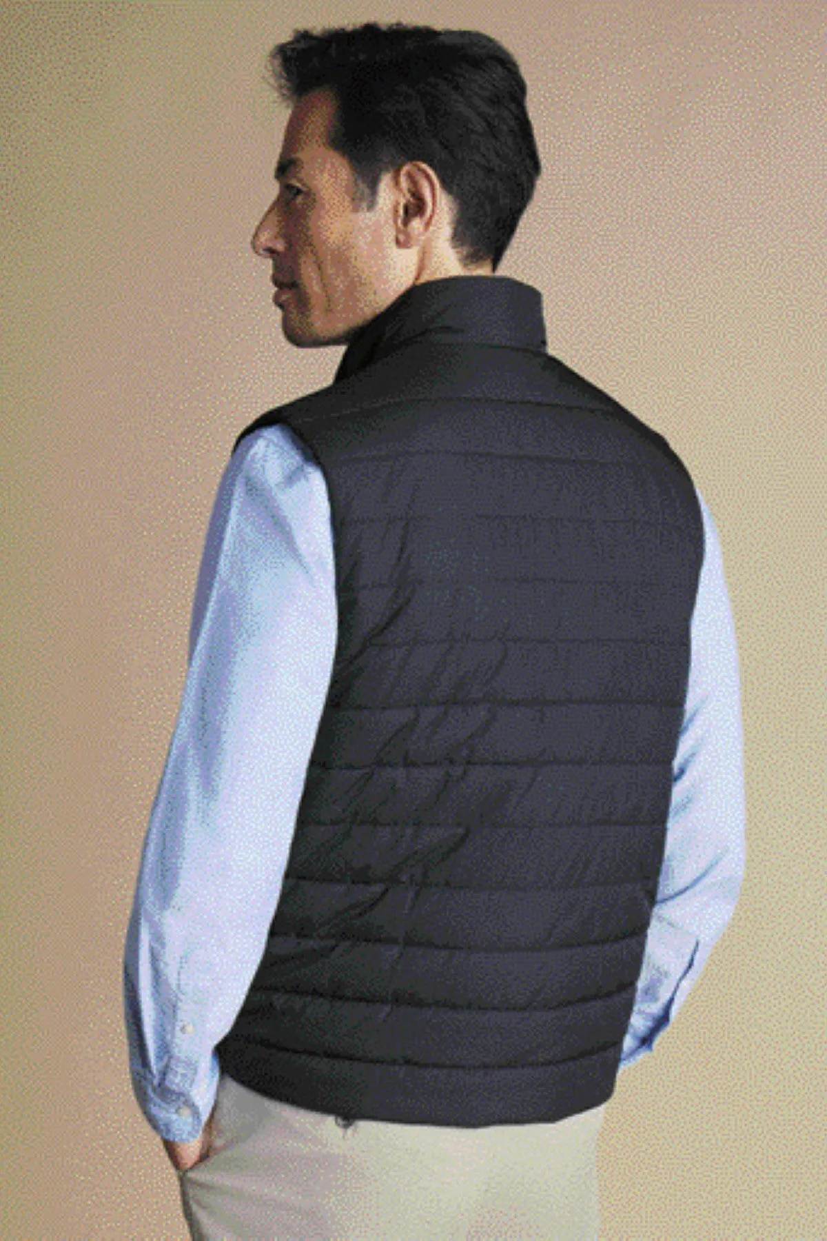 Navy Lightweight Quilted Gilet