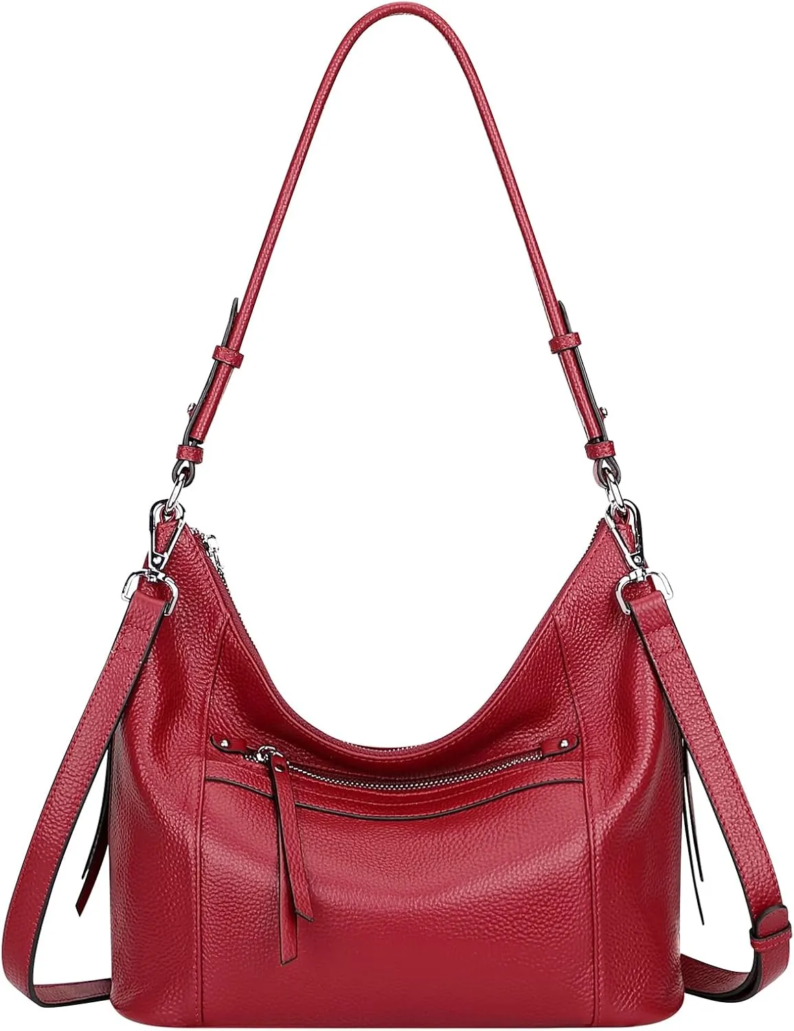 Over Earth Genuine leather Hobo Purse Shoulder Bags for Women Crossbody Handbags