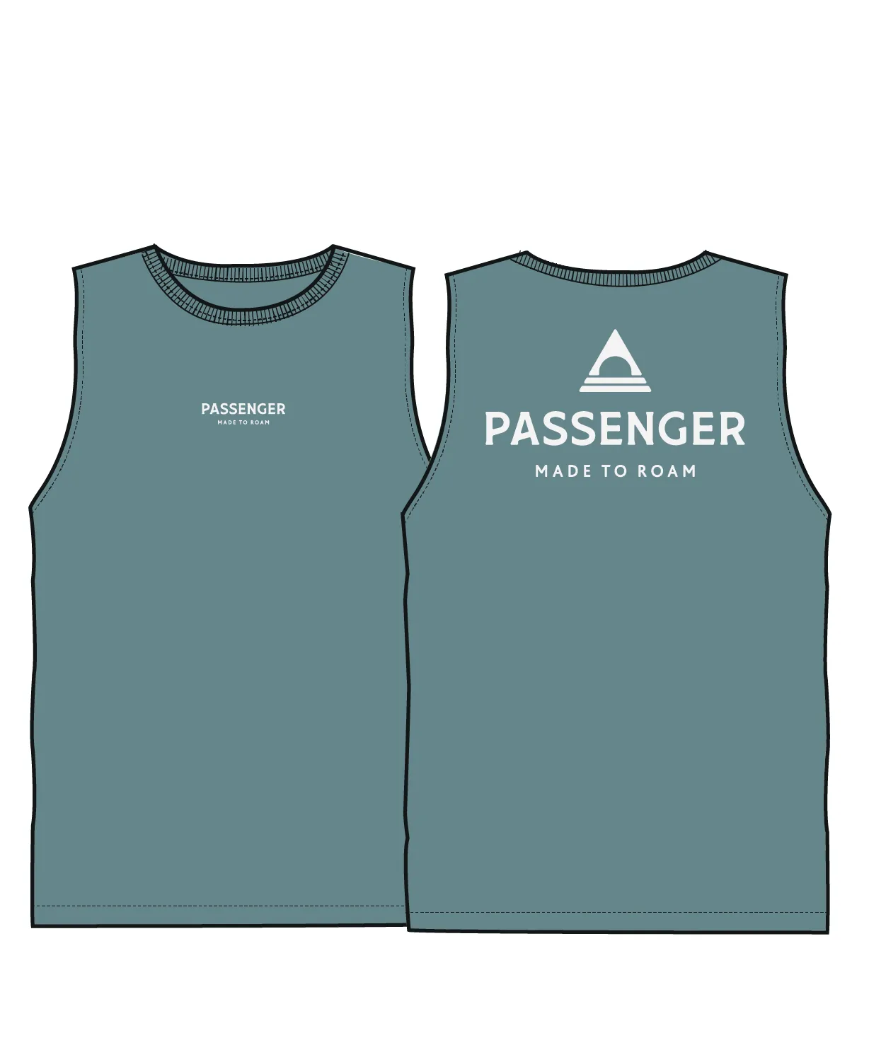 Passenger Recycled Cotton Vest - Arctic