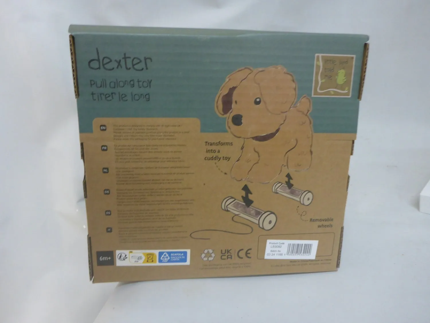 Percy Pup Pull Along Gift