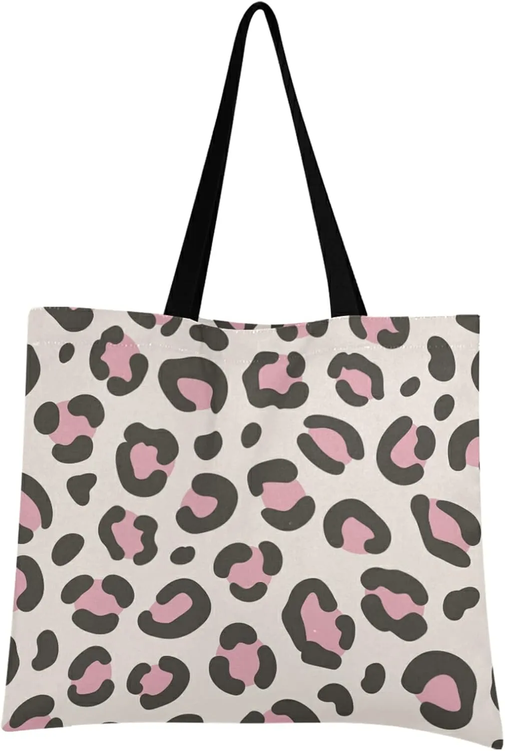 Poeticcity Women Grocery Tote Bag, Canvas Shoulder Bags, Women Handbag for Outdoors
