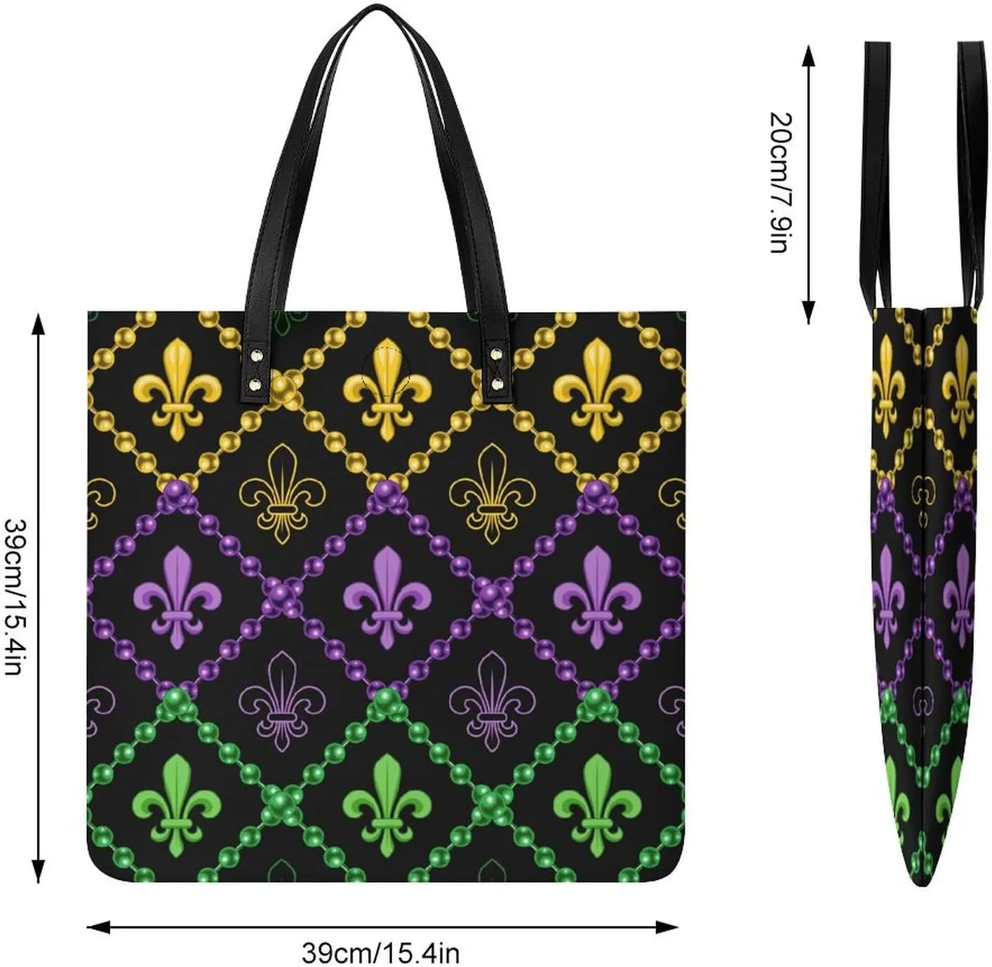 Pu Leather Tote Bag for Women Work Shoulder Bags Purses Handbags