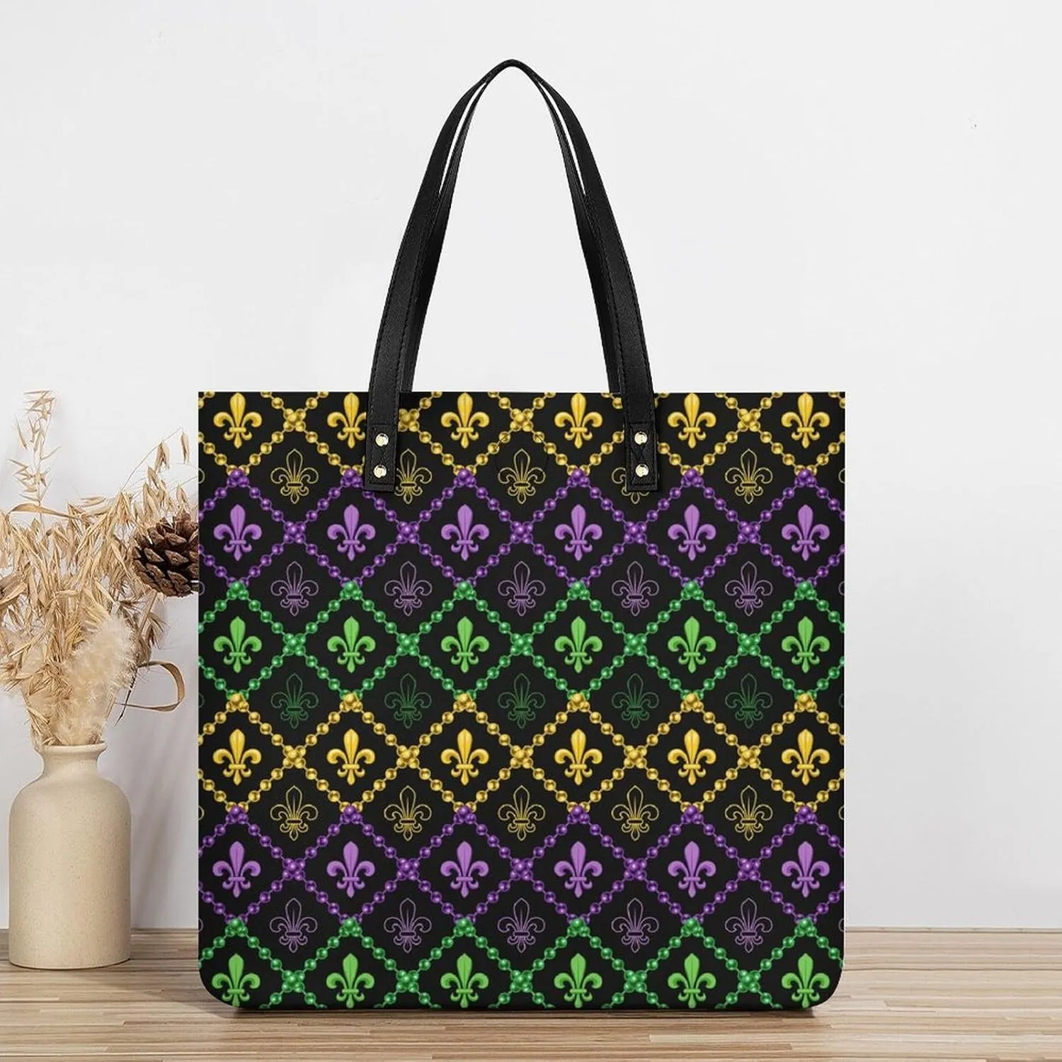 Pu Leather Tote Bag for Women Work Shoulder Bags Purses Handbags
