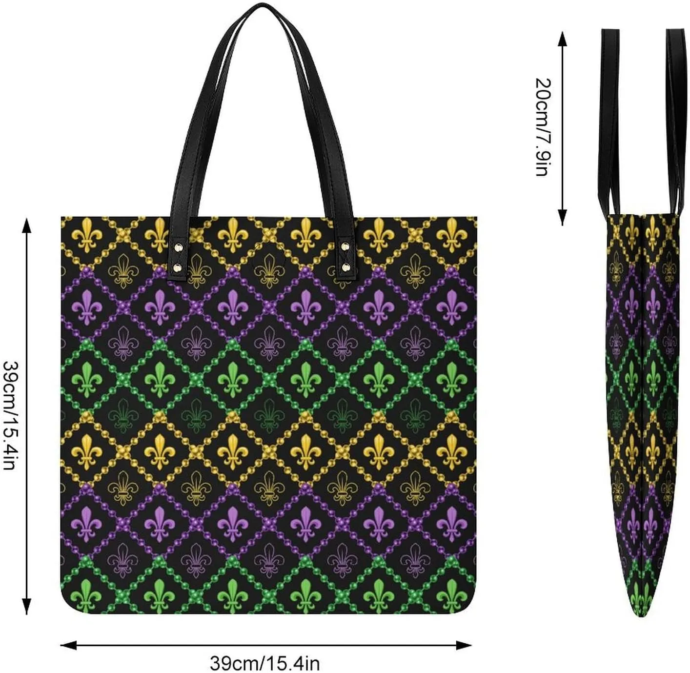 Pu Leather Tote Bag for Women Work Shoulder Bags Purses Handbags