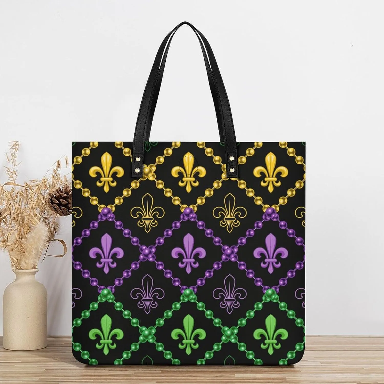 Pu Leather Tote Bag for Women Work Shoulder Bags Purses Handbags