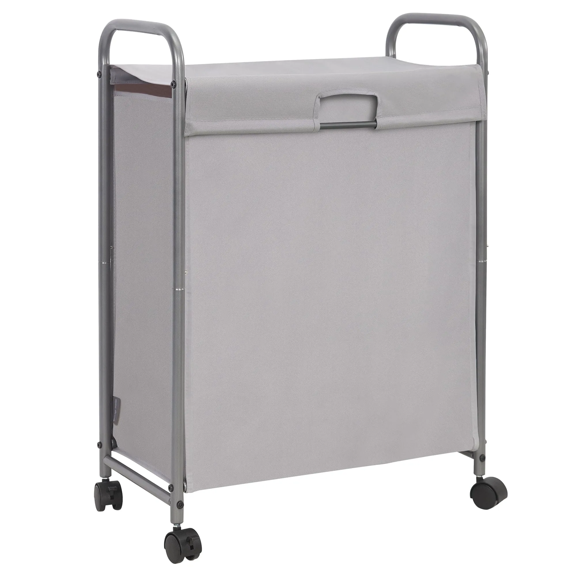 Rolling Laundry Hamper with Lid and Wheels