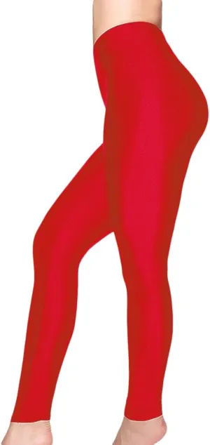 Romastory Women's Stretched Shiny Sports Leggings Mid-Waist Elastic Pants Shining Leggings Tights