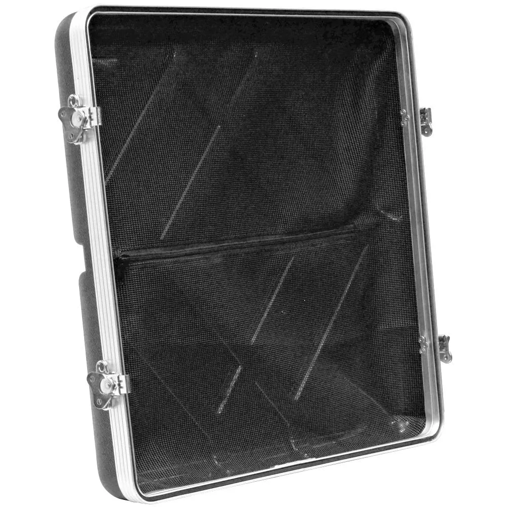 SALWR10D - Lightweight 10 Space ABS Rack Case - 10U PA DJ Stackable Flight Rack Case