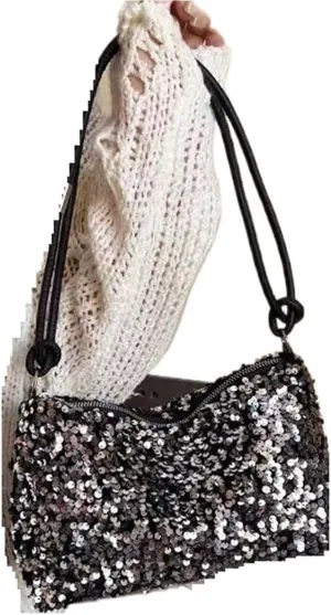 Sequin Bag Sequin Handbag Wedding Banquet Shoulder Bags Sequins Wallets Underarm Bag