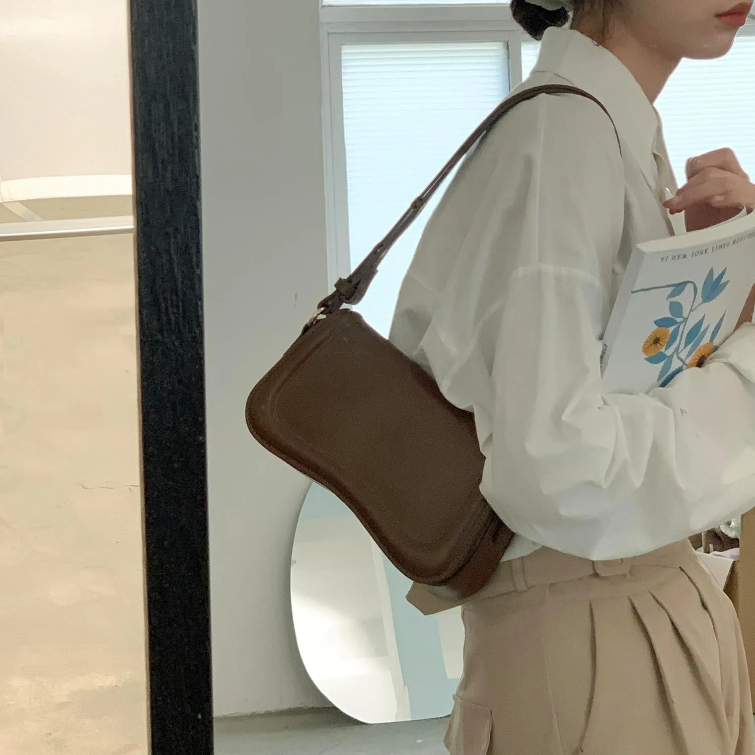 Shoulder Bags for women Crossbody Vegan Leather Handbag Clutch Hobo Purse Designer