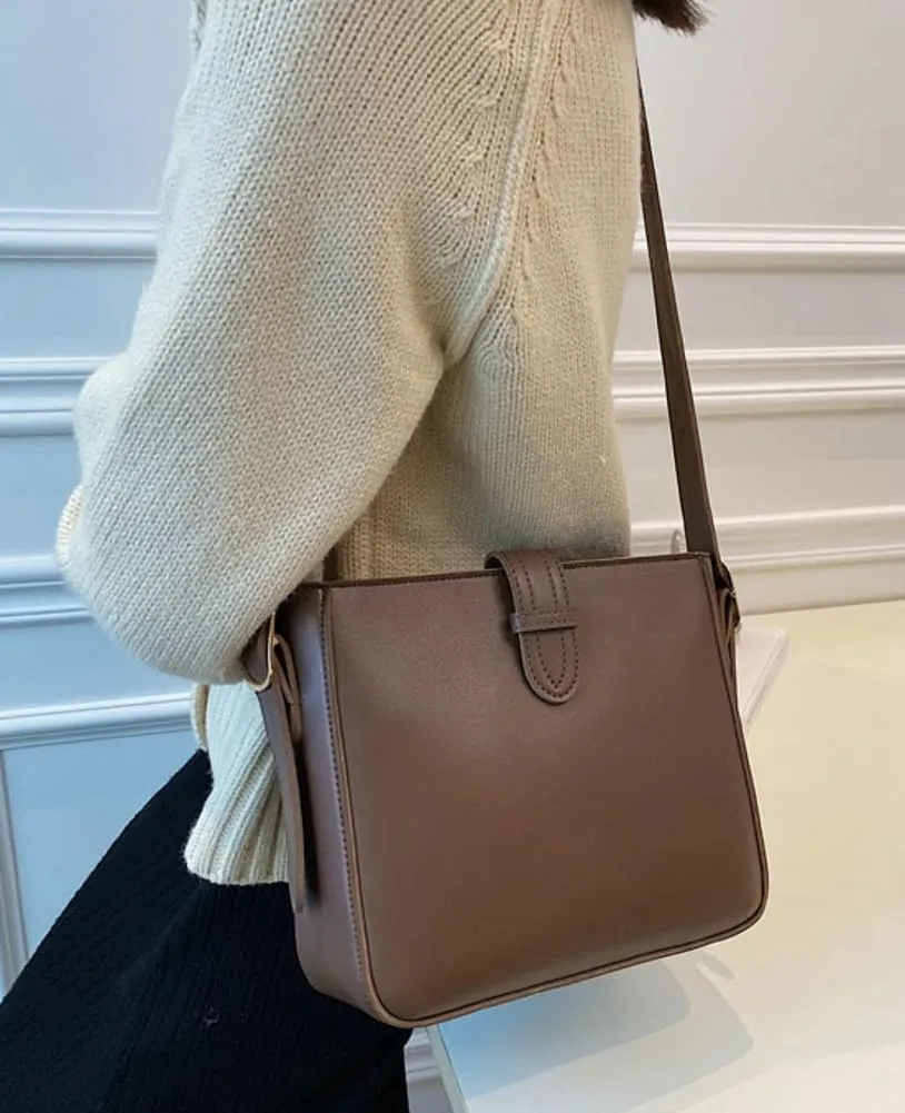 Shoulder Bags for Women Vegan Leather Crossbody Handbags Retro Vintage Hobo Purse Tote Bag with Zipper