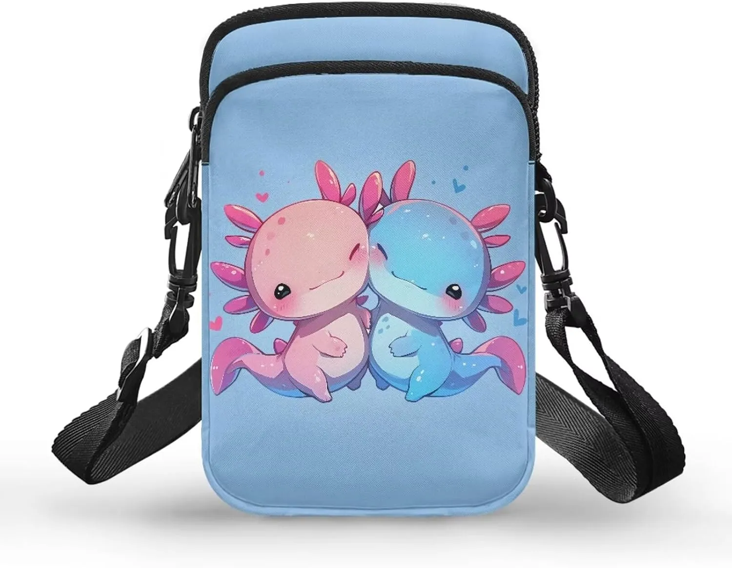 Shoulder Bags with Zipper, Crossbody Messenger Bag Chest Bag Waist Pouch Purse