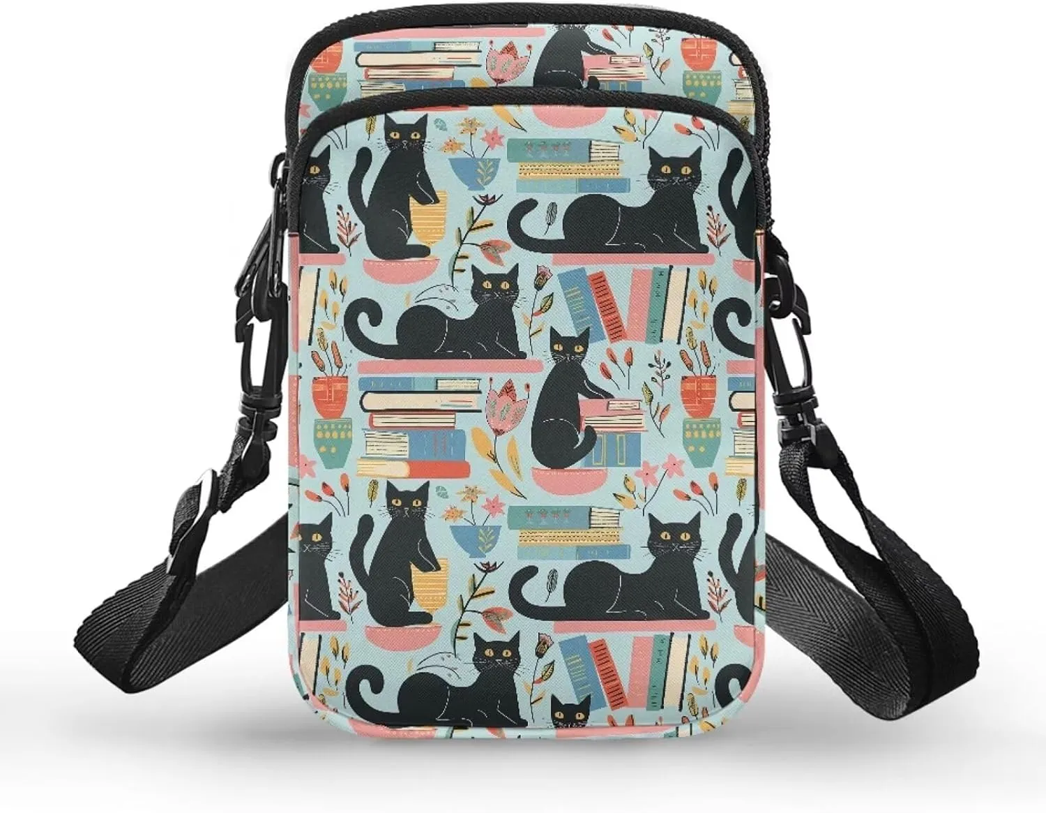 Shoulder Bags with Zipper, Crossbody Messenger Bag Chest Bag Waist Pouch Purse