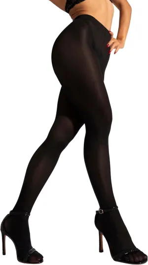 sofsy 10-Year Hosiery Craftsmanship - Italian-Made 40 Den Opaque Tights for Women | Soft High-Waist Pantyhose Solid Color