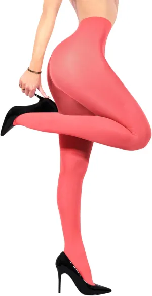 sofsy 10-Year Hosiery Craftsmanship - Italian-Made 40 Den Opaque Tights for Women | Soft High-Waist Pantyhose Solid Color