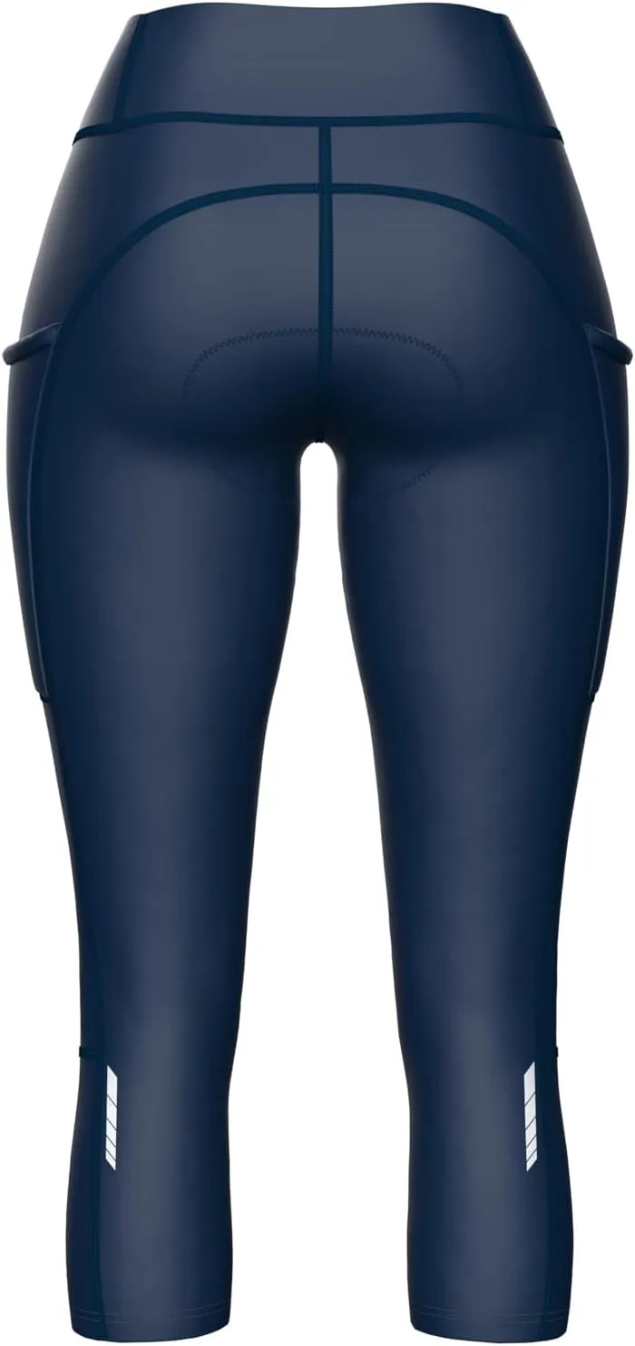 Sparx Women Padded Bike Pants Cycling Shorts Bicycle Thermal Capris 3/4 Winter Biking Tights