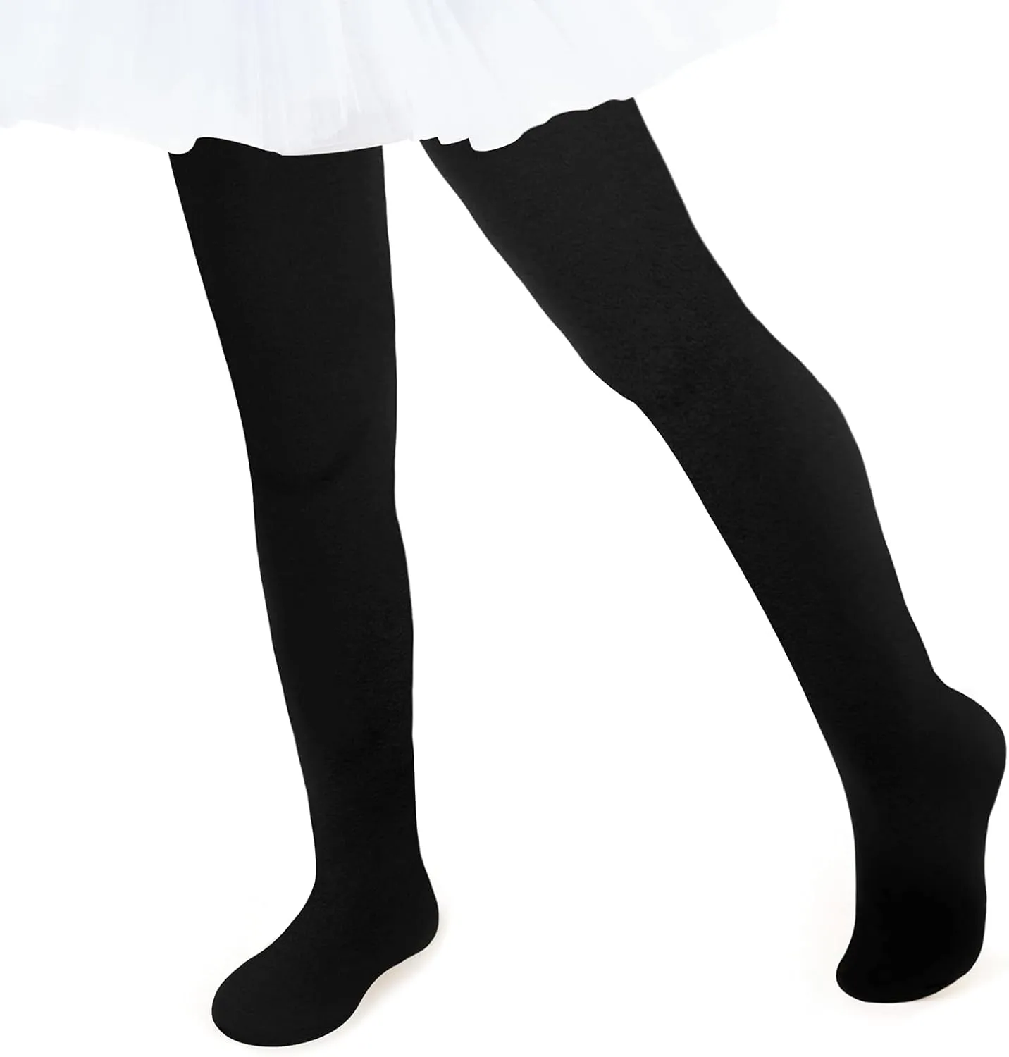 Toddler Ballet Tights for Girls - Ultra-Soft Dance & Halloween Tights in Colorful Shades