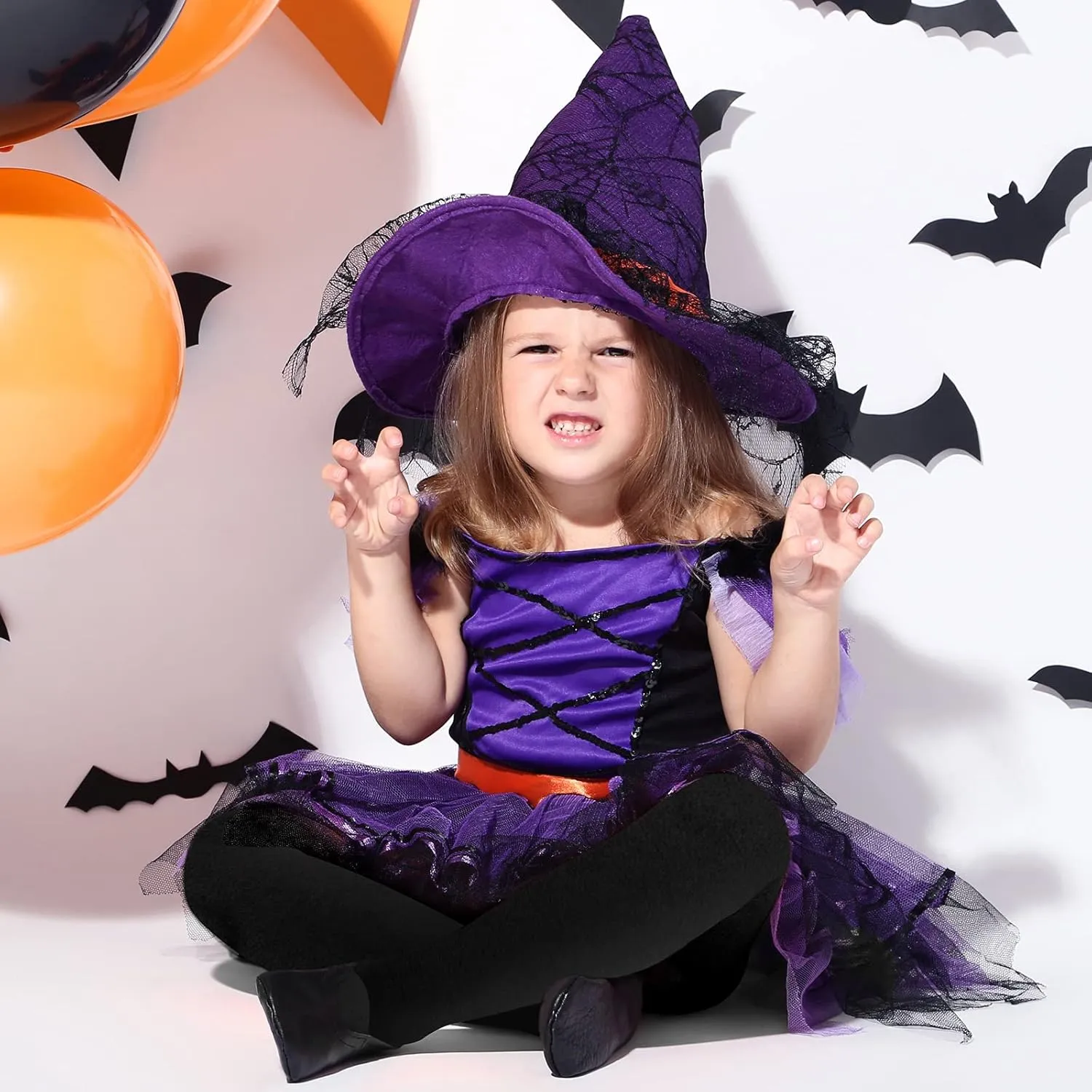 Toddler Ballet Tights for Girls - Ultra-Soft Dance & Halloween Tights in Colorful Shades