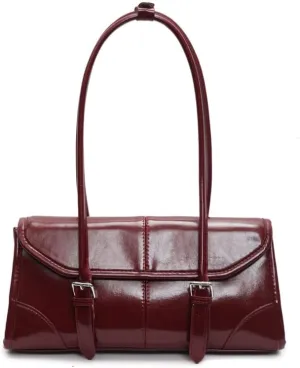 Trendy Large Capacity Shoulder Bag for Women Vintage Underarm Handbag Satchel Purse Commuter Bag Work Bag Tote Bag 2025
