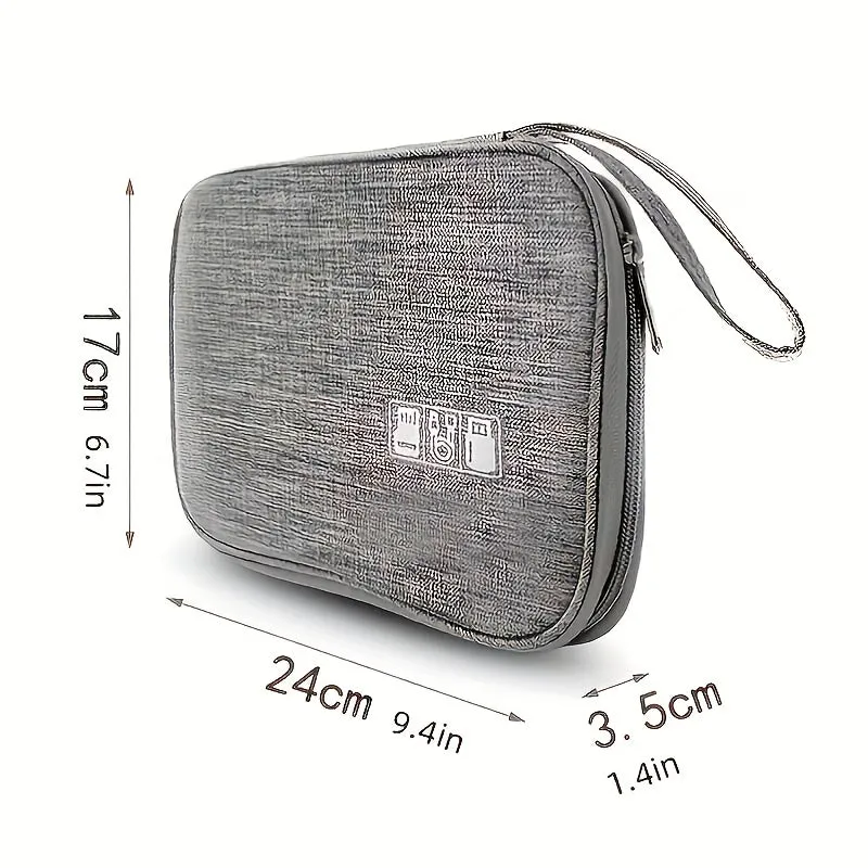 Ultimate Cable Organization Compact Bag for Headphones and Power Banks
