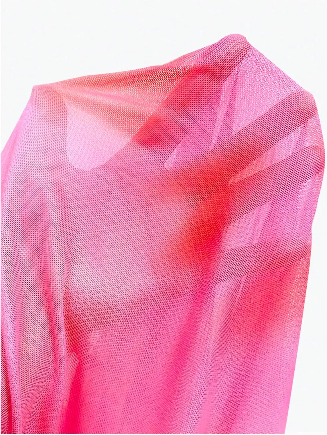 Verdusa Women's Tie Dye Ruffled Cami Dress Backless Layered Ruched Bodycon Mini Dress