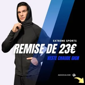 Veste  capuche de sport zippe de yoga en extrieur - Confort et style