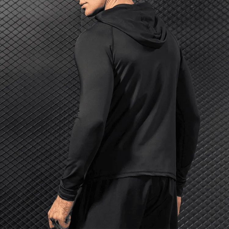 Veste  capuche de sport zippe de yoga en extrieur - Confort et style