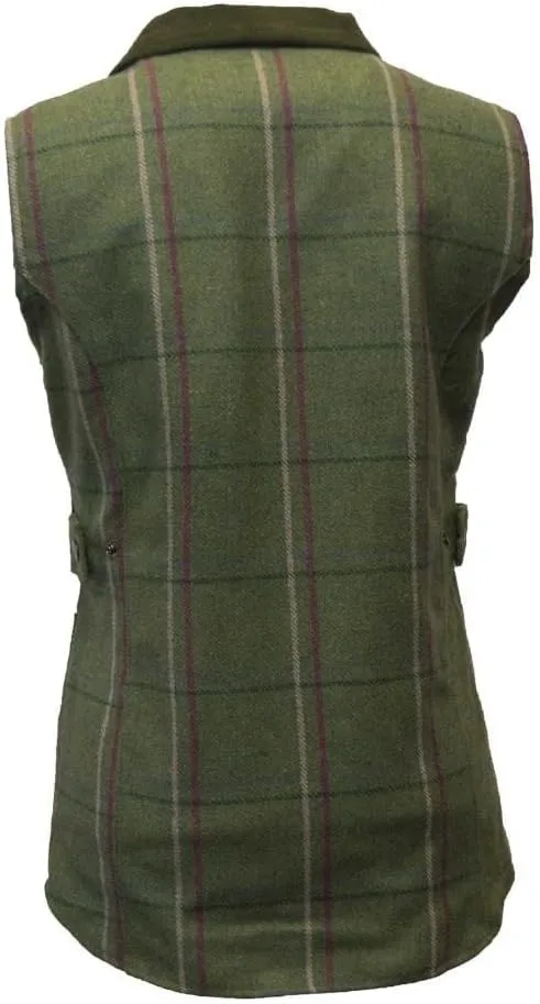 Walker and Hawkes - Ladies Derby Tweed Bayston Gilet
