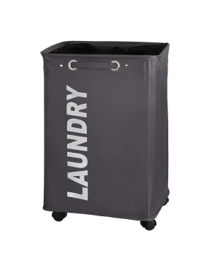Wenko Laundry Bin Quadro Grey