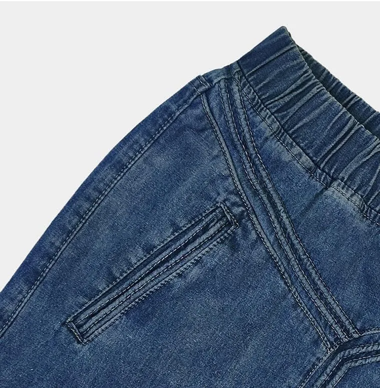 Women High Waisted Emo Jean Skirt A Line Long Denim Skirts Y2K Preppy Maxi Denim Skirt Vintage Frayed Hem Skirt