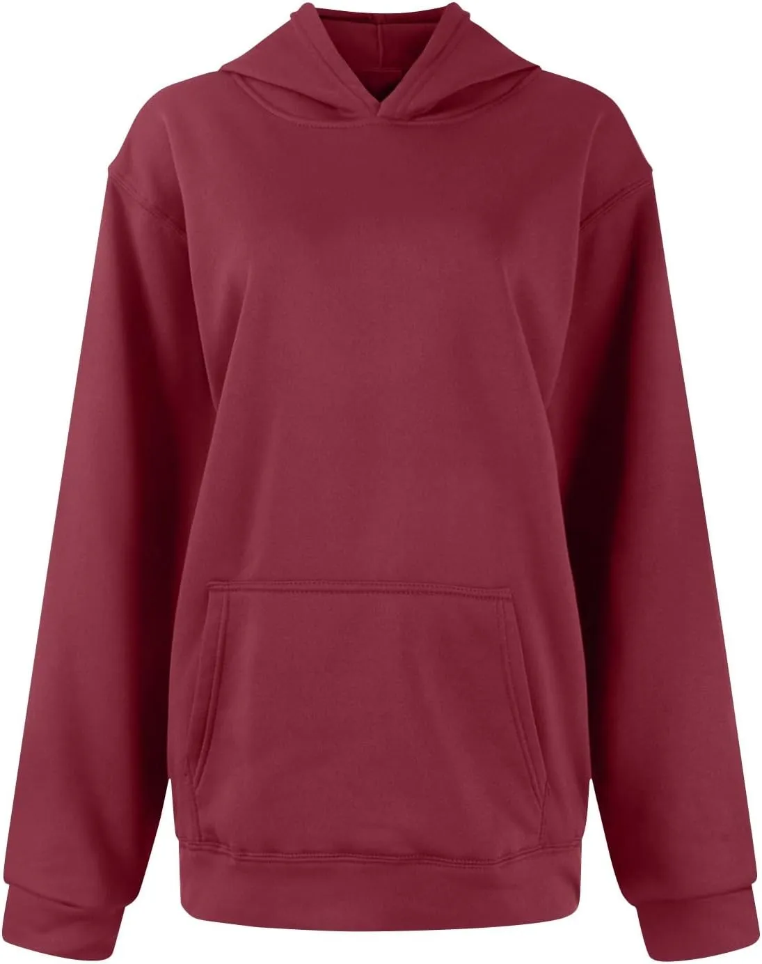Womens Hoodies Y2k Preppy Oversized Sweatshirt Hooded Fleece Pullover Loose Fit Cute Comfort Hoodie with Pockets