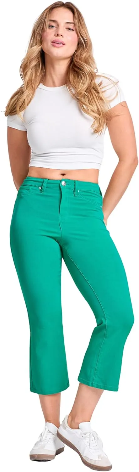 YMI Women's Hyperstretch Cropped Straight Leg