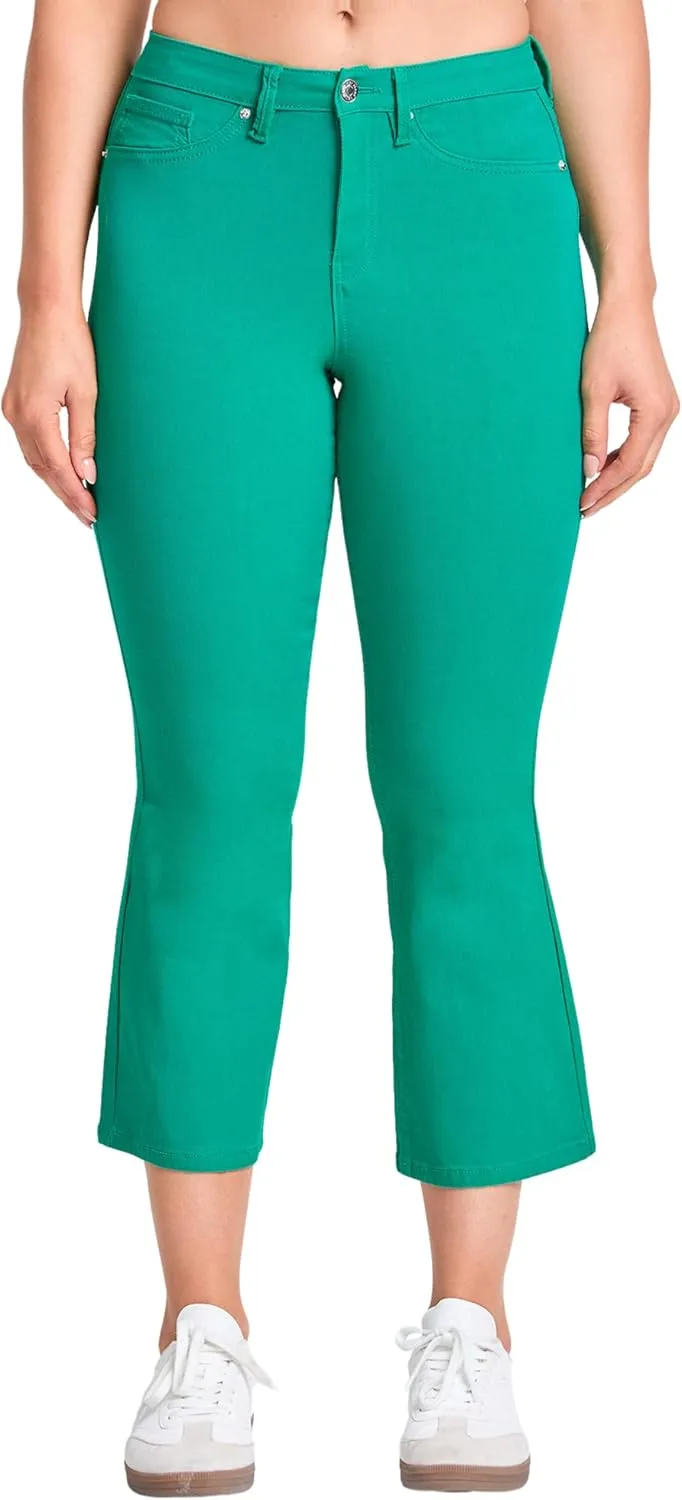YMI Women's Hyperstretch Cropped Straight Leg