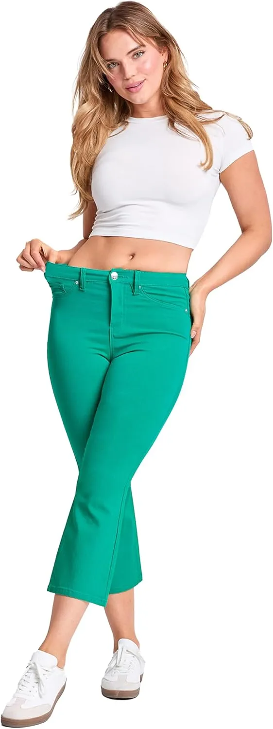YMI Women's Hyperstretch Cropped Straight Leg